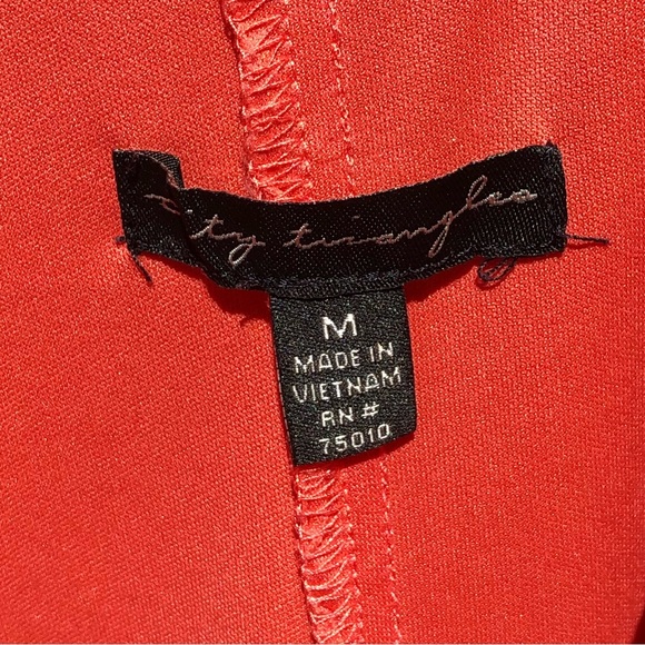 City triangles orange tunic dress size medium - Picture 3 of 14